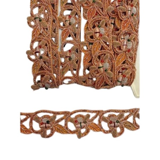 τρέσα ινδική  κεντημένη 3cm ()