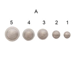 Ματ μπουλ κουμπί ασημί χρυσό 