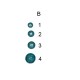 Κλασσικό κουμπί (2 χρώματα)  (79440)