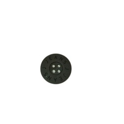 Μαύρο ματ κλασσικό κουμπί 2,2cm