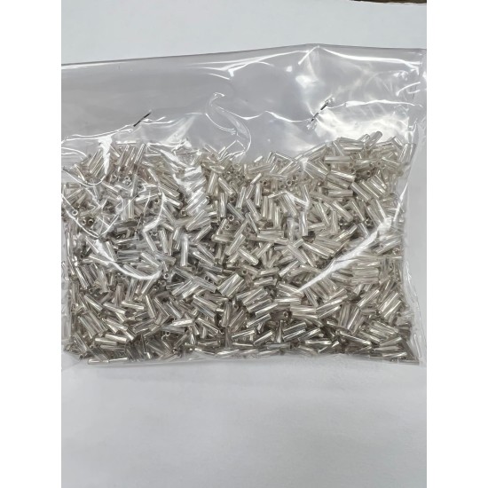 Στριφτή χαντρά μακαρόνι ασημί 100γρ ()