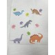 Κουβερτακι δεινοσαυράκια 1.00 x 1.30   ()