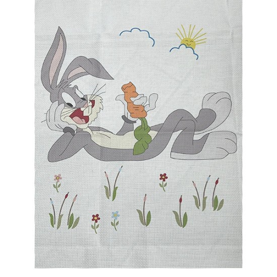 ΣΤΑΜΠΩΤΟ ΚΟΥΒΕΡΤΑΚΙ BUGGS BUNNY 1,00 Χ 1,30 Μ ()