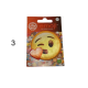 Θερμοκολλητικά Μοτίφ Emoji 6 cm σε 3 χρώματα  (110577)