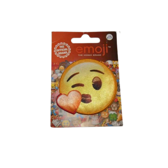 Θερμοκολλητικά Μοτίφ Emoji 6 cm σε 3 χρώματα ()