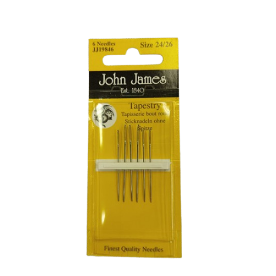 Βελόνες για κέντημα 24/26 john james ()