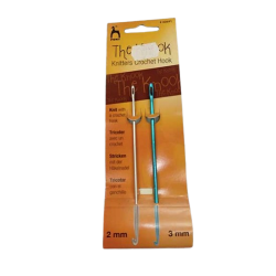 Βελονάκι πλεξίματος με τρύπα Knooking 2mm και 3mm Pony