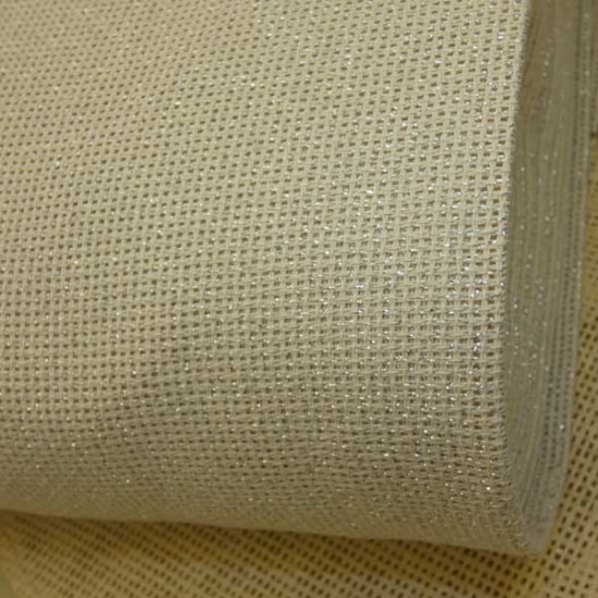 Μπεζ ( ασημί ) ύφασμα ΚΝΩΣΟΣ Φ. 2m  (110118)