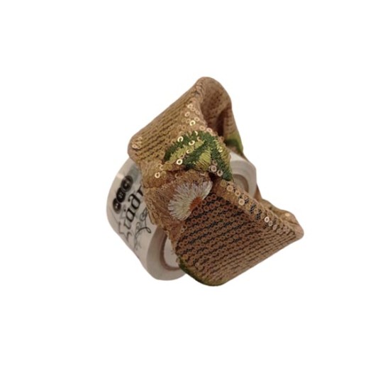 Στέκα παγιέτα χρυσή ()