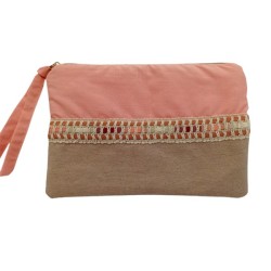 Δίχρωμο τσαντάκι Boho 