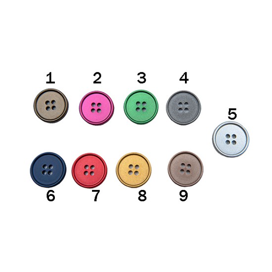 Κουμπιά κλασσικά τύπου ματ σε 9 αποχρώσεις ()