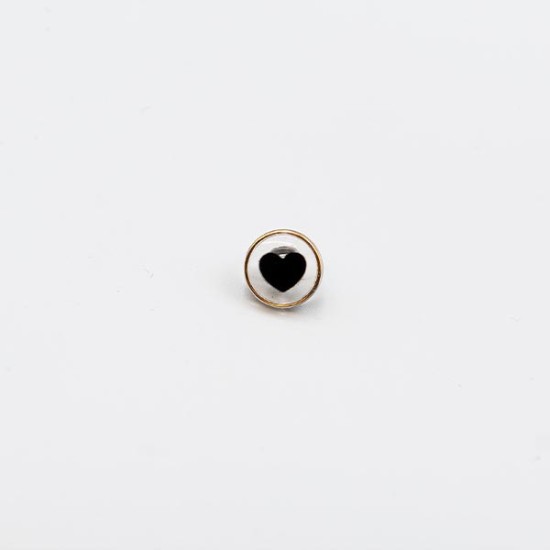 Κουμπί σχέδιο καρδιά ()