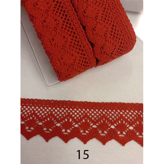 Δαντέλα Βαμβακερή 5cm (17 χρώματα) (111067)