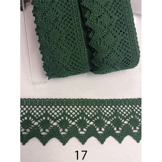 Δαντέλα Βαμβακερή 5cm (17 χρώματα) (111069)