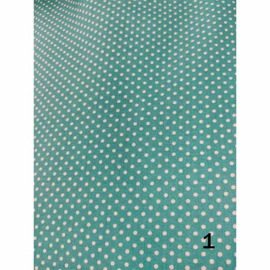 100% βαμβακερό πανί πουά σε 1 χρώμα (Φάρδος 2.40) ()