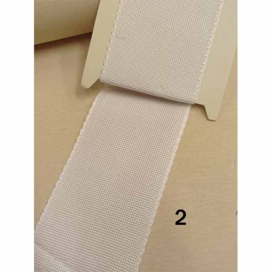 Λωρίδα κεντήματος Aida 10cm μπεζ και λευκο (112585) Λωρίδα κεντήματος Aida 10cm μπεζ και λευκο (112585)