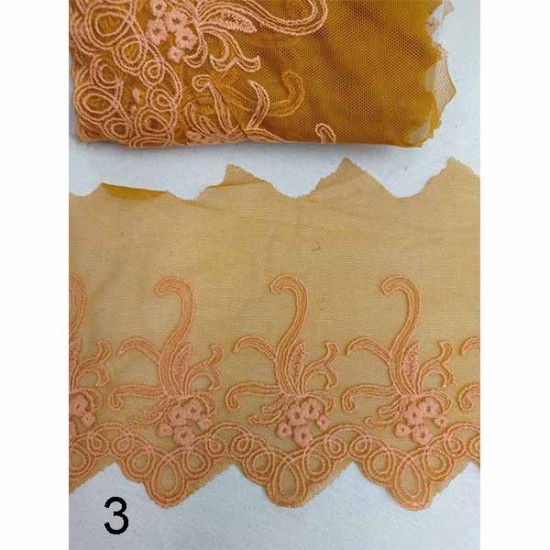 Δαντέλα γαλλική σαντιγί 17cm σε 2 χρώματα (106783)