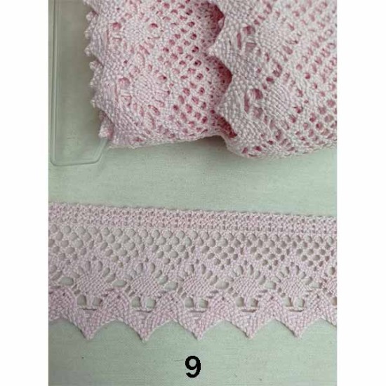 Δαντέλα Βαμβακερή 5cm (17 χρώματα) (111061)