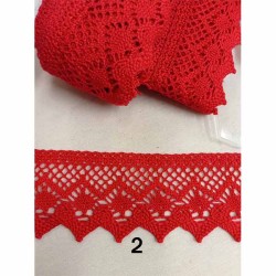 Δαντέλα Βαμβακερή 5cm (17 χρώματα)