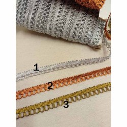 Λεπτή τρέσα για κέντημα 1cm σε 4 χρώματα 