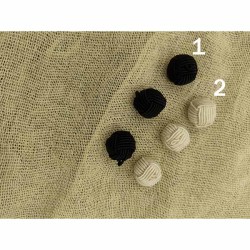 Στρόγγυλο κουμπί 14mm σε 2 χρώματα