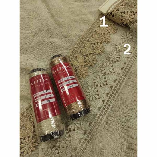 Χρυσή δαντέλα σε 2 χρώματα ()