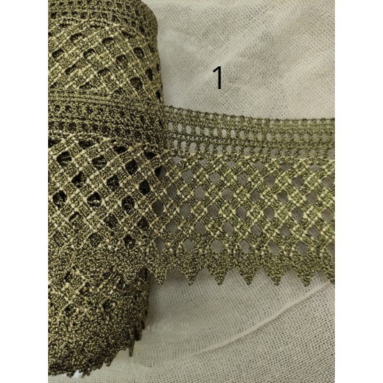 Δαντέλα κεντήματος Φ 7 cm (διαθέσιμο το χρωμα 2) ()