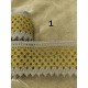 Δαντέλα κεντήματος Φ 5,5 cm σε 2 χρώματα  ()