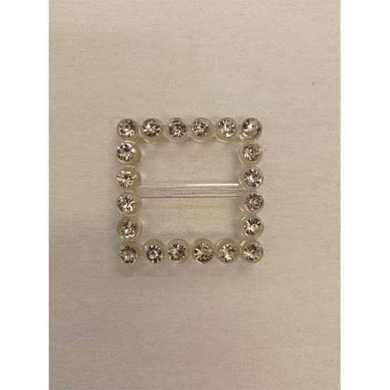 Τοκάς με στρας διάφανος 5cm  ()
