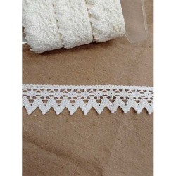 Βαμβακερή δαντέλα 3cm Βαμβακερή δαντέλα 3cm