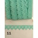 Δαντέλα βαμβακερή στενή (12 χρώματα) 2cm  (103686)