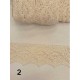 Βαμβακερή δαντέλα 6cm  σε 2 χρώματα  (103820)