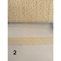 δαντέλα στενή βαμβακερή 1.5cm δαντέλα στενή βαμβακερή 1.5cm