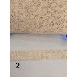 δαντέλα ατραντέ 2,5cm σε 2 χρώματα δαντέλα ατραντέ 2,5cm σε 2 χρώματα