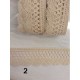 Δαντέλα Βαμβακερή 3.50cm σε 2 χρώματα  (103682)