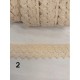 Δαντέλα Βαμβακερή Με Μύτες 5cm σε 2 χρώματα  (103714)