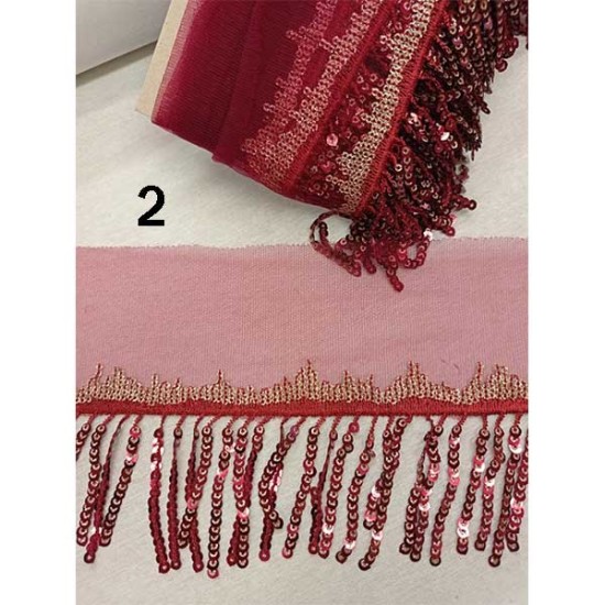 Κρόσσι παγιέτα σε 5 χρώματα 8cm (99697)