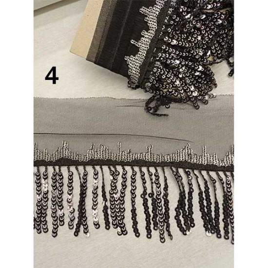 Κρόσσι παγιέτα σε 5 χρώματα 8cm (99699)