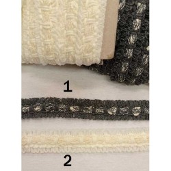 Τρέσα μάλλινη τύπου Chanel 2.5cm