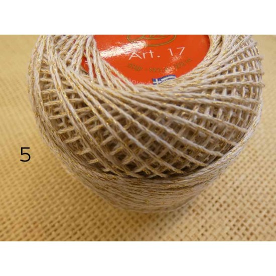 Κουβάρια πεταλούδα LUX μεταλλιζέ 50γρ (5) (96617)