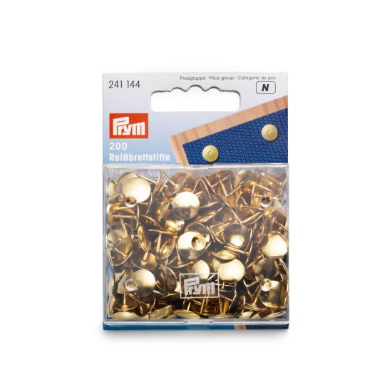 Πινέζες Ατσάλινες Χρυσές Prym ()