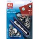 Ατσάλινα μπουντούζια Prym 8,0 mm, ασημί-χρυσό  ()