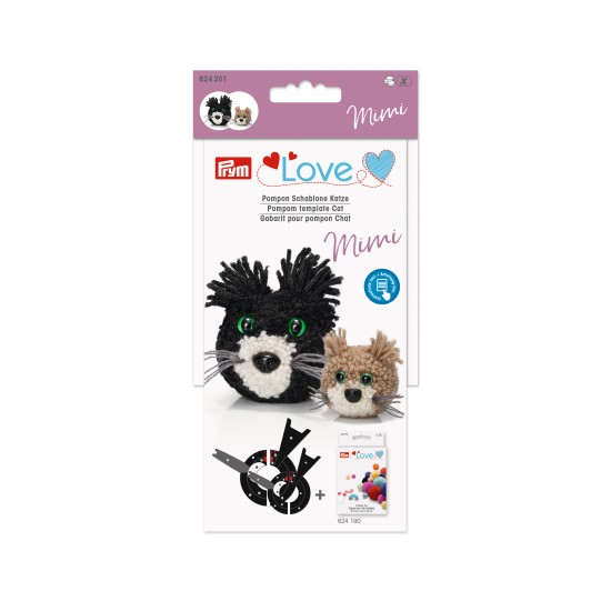 Πρότυπο Pompom cat mimi Prym ()