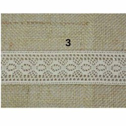 Δαντέλα βαμβακερή τύπου ατραντέ (4 χρώματα) 4cm Δαντέλα βαμβακερή τύπου ατραντέ (4 χρώματα) 4cm