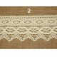 Δαντέλα βαμβακερή φαρδιά (εκρού-λευκό) 8.50cm  (103895)