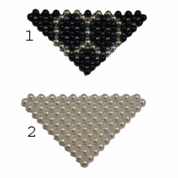 Μοτίφ γωνία πέρλα 10 x 6 cm