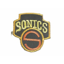 Ραφτό μοτίφ "sonics" σε 2 χρώματα