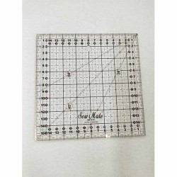Χάρακας τετράγωνος 15 x 15 cm