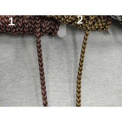 Κορδόνι πλακέ δίχρωμο 3mm σε 7 χρώματα