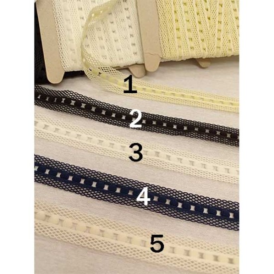 Λάστιχο μόδας Φ 2cm σε 11 χρώματα ()